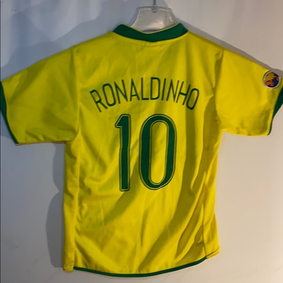 Fair Play Brasil Jersey number 10 Ronaldinho Sz 8 - Picture 3 of 7